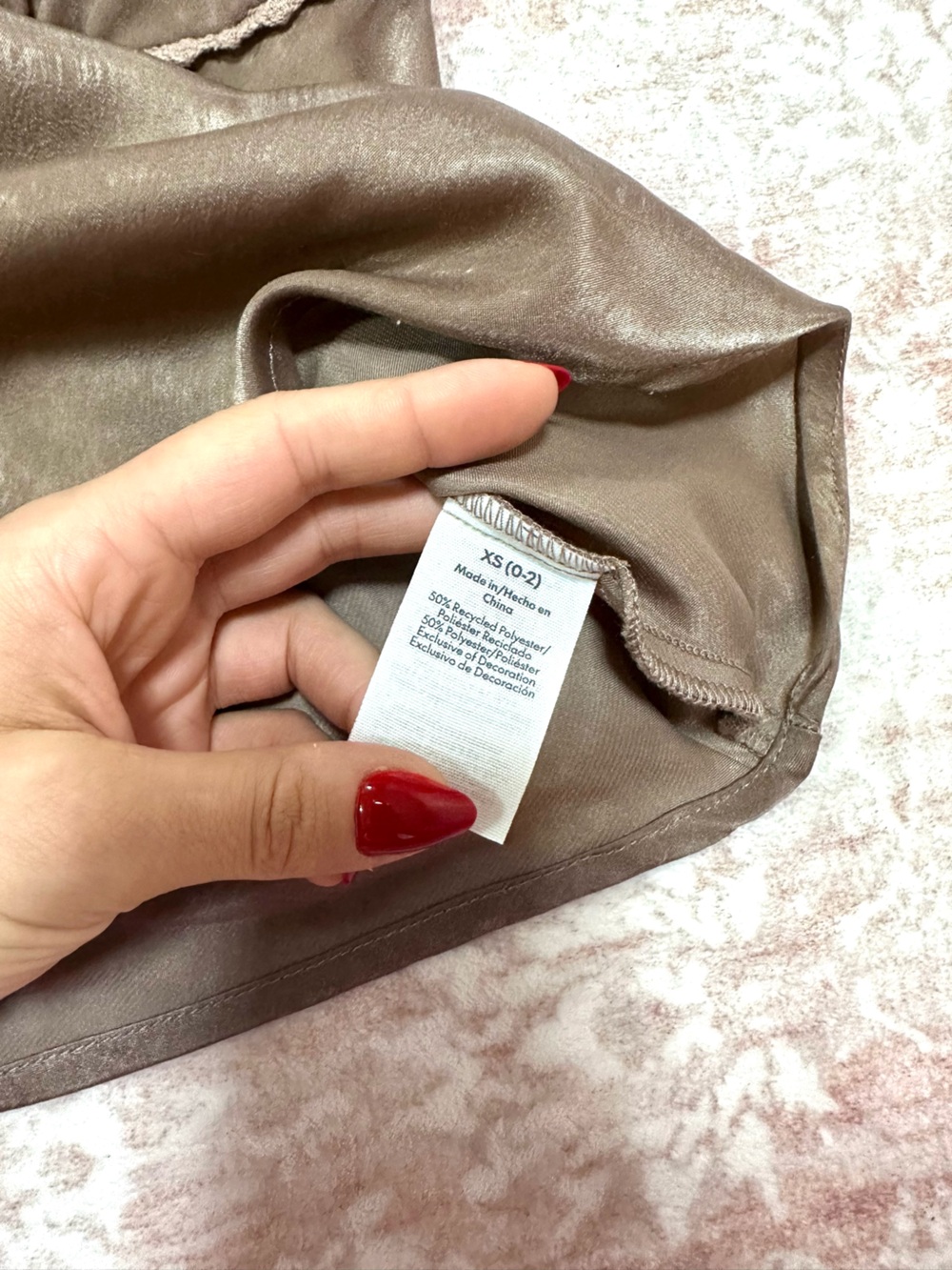NWOT 🤎 Satin Champagne Slip Camisole Top - Picture 5 of 8